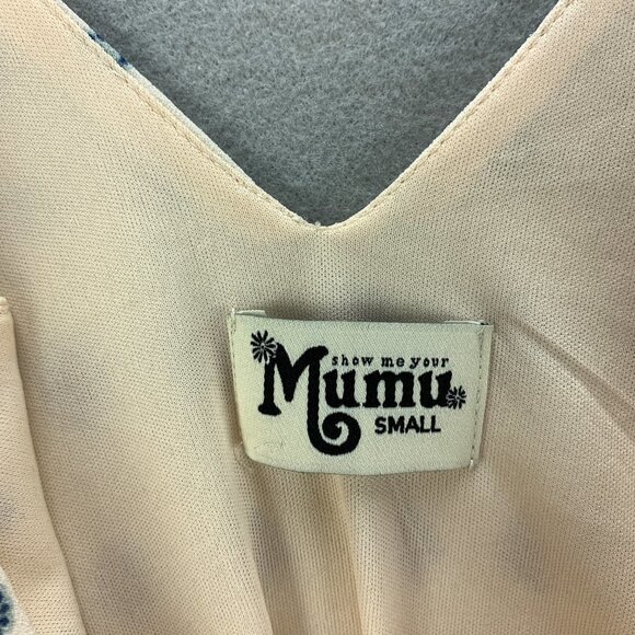 Show Me Your Mumu Tank Dress Womens Small Ivory Pullover Boho Flowy Samantha - Picture 13 of 14